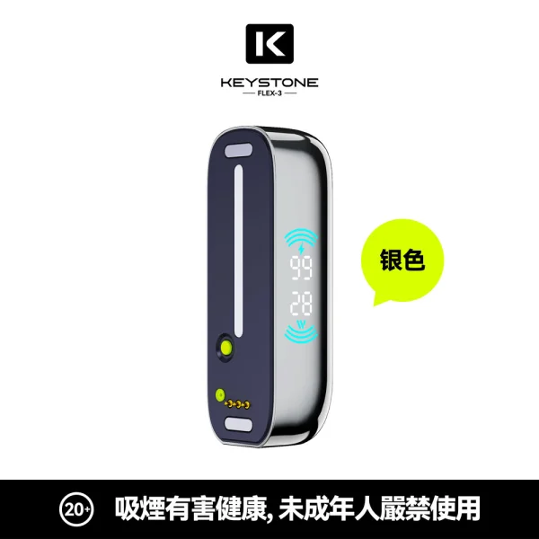 一次性電子煙 KEYSTONE 鑰石 FLEX-3 25000口 - 黑色主機